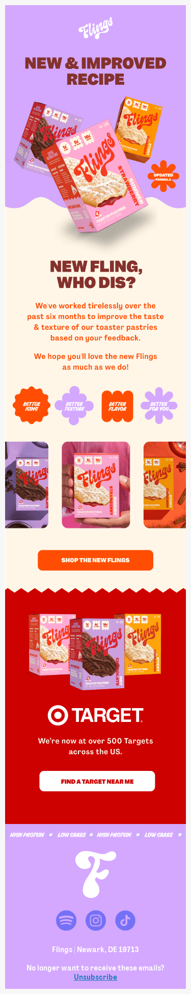 Introducing the new & improved Flings! 🔥