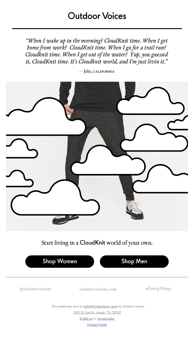 It’s called CloudKnit for a reason