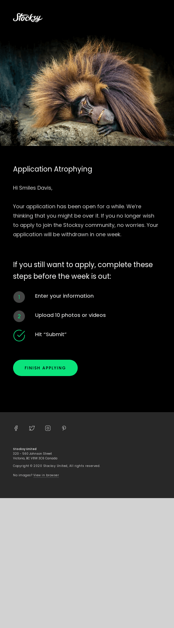 It’s been a while...