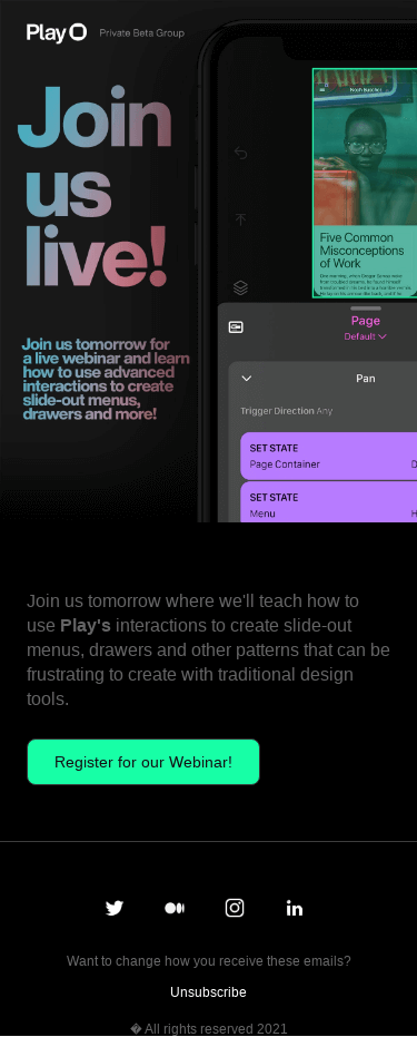 Join our live webinar tomorrow!