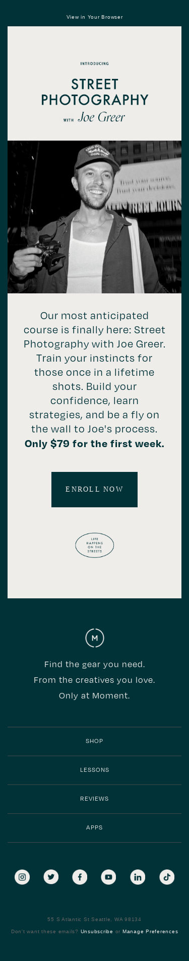 Just Dropped: Learn Street Photography with Joe Greer