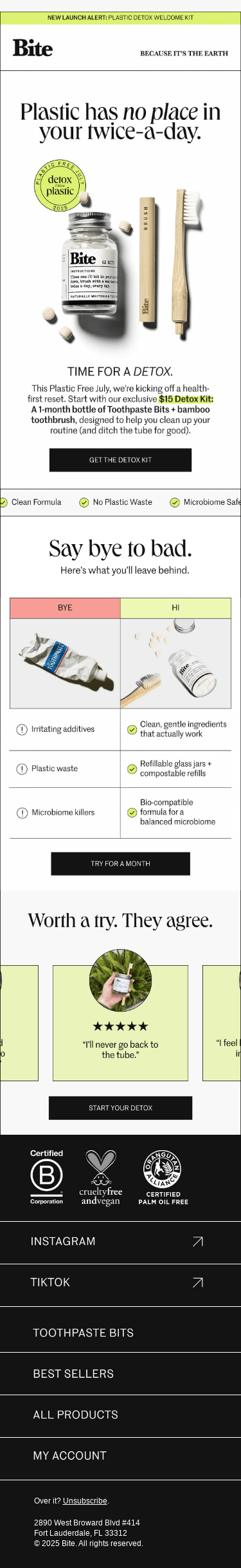 JUST LAUNCHED: PLASTIC DETOX KIT
