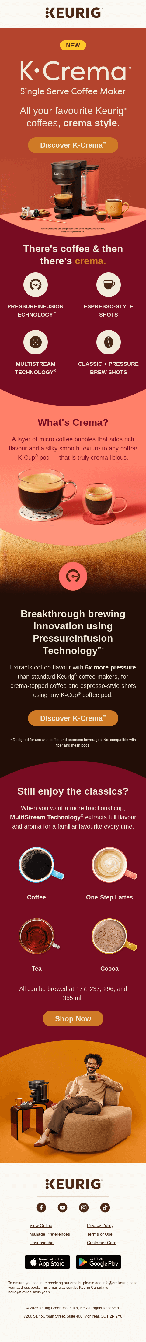 K-Crema is here, and it's crema-licious.
