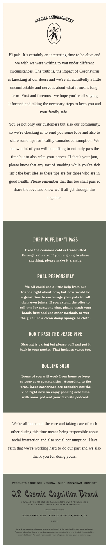 Keep Calm and Consume Wisely