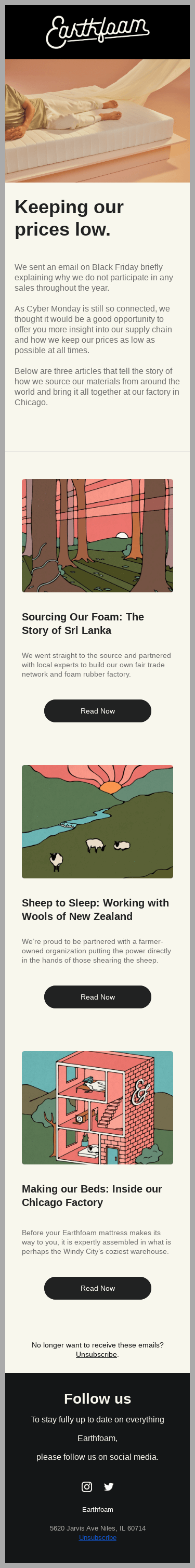 Keeping our Prices Low... Every Day