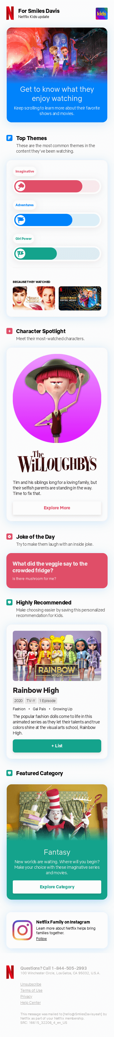 Kids update: Weekly recap for Kids