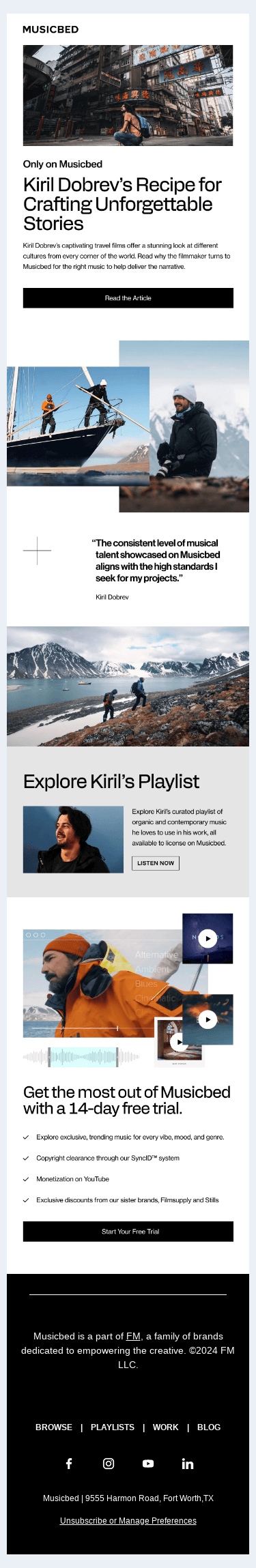 Kiril Dobrev's secret recipe for unforgettable stories