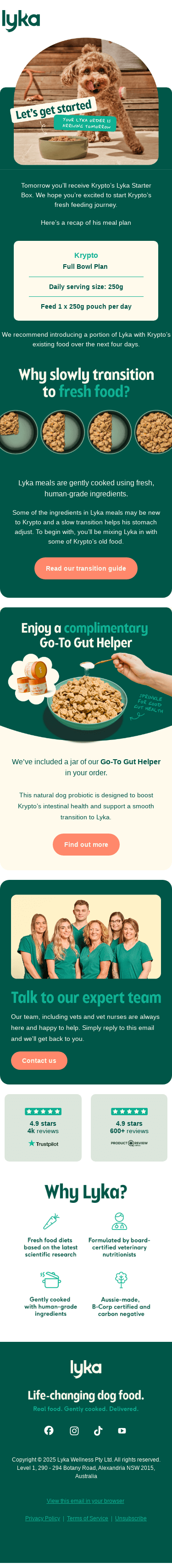 Krypto's first order arrives tomorrow! 🚚