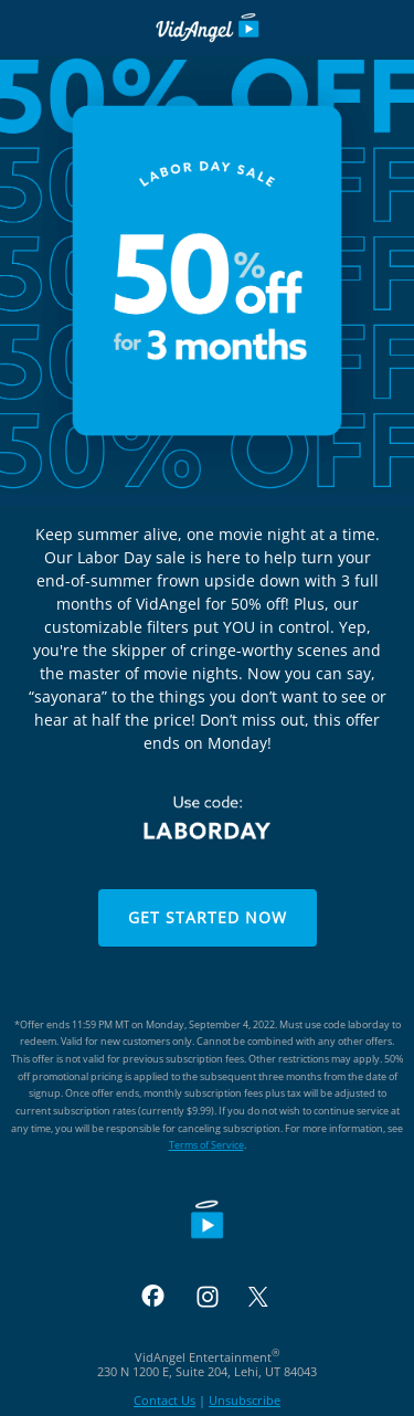 Labor Day Weekend is here early!