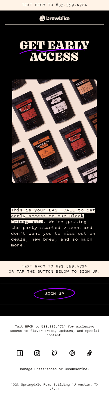 ⌛️ LAST CALL: Shop Black Friday Early