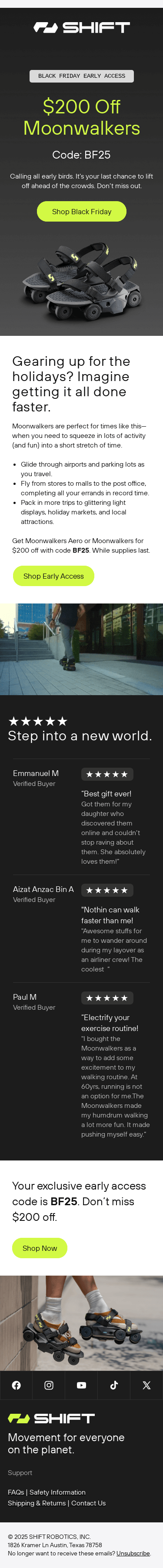 Last chance: secure your Moonwalkers