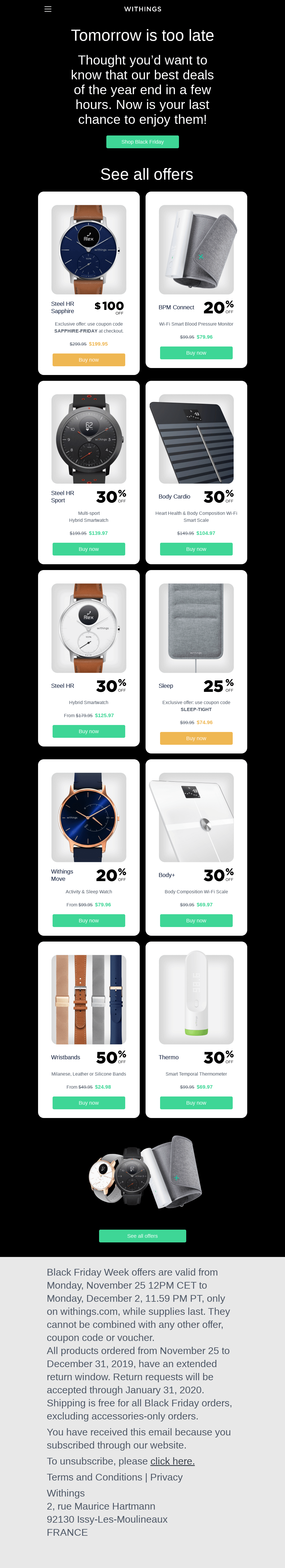 Last hours to get up to $100 off our award-winning smart devices