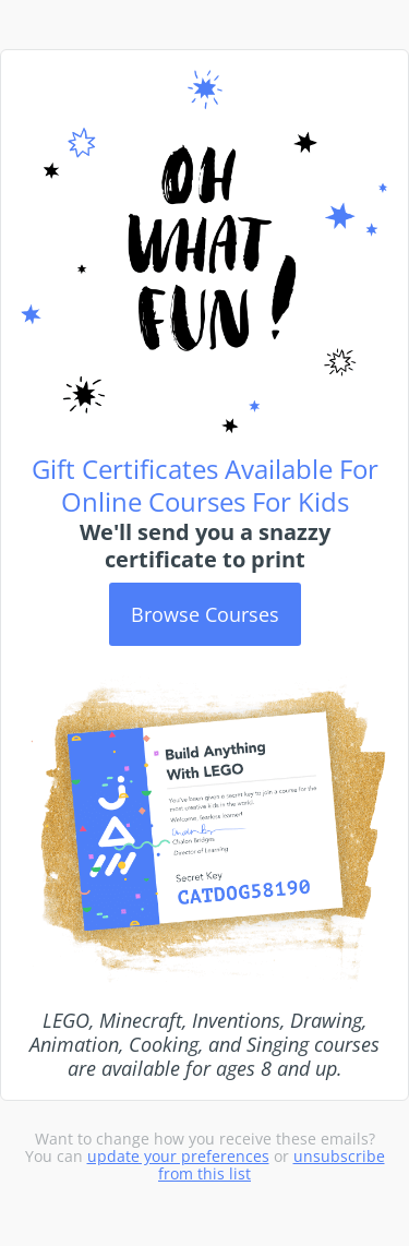 Last minute gifts for kids