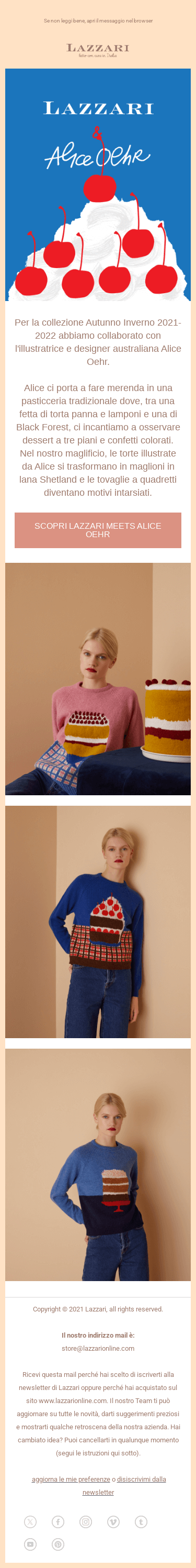 Lazzari meets Alice Oehr 🍰