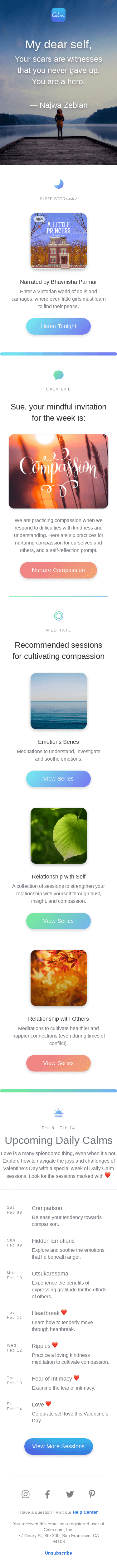 Learn to be tender with your emotions.