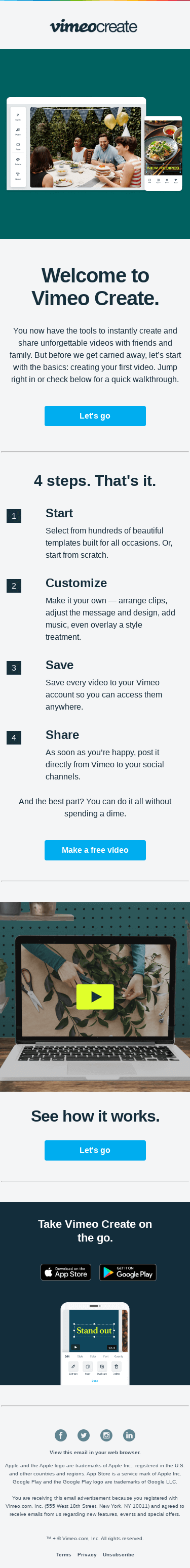 Let’s create a video!