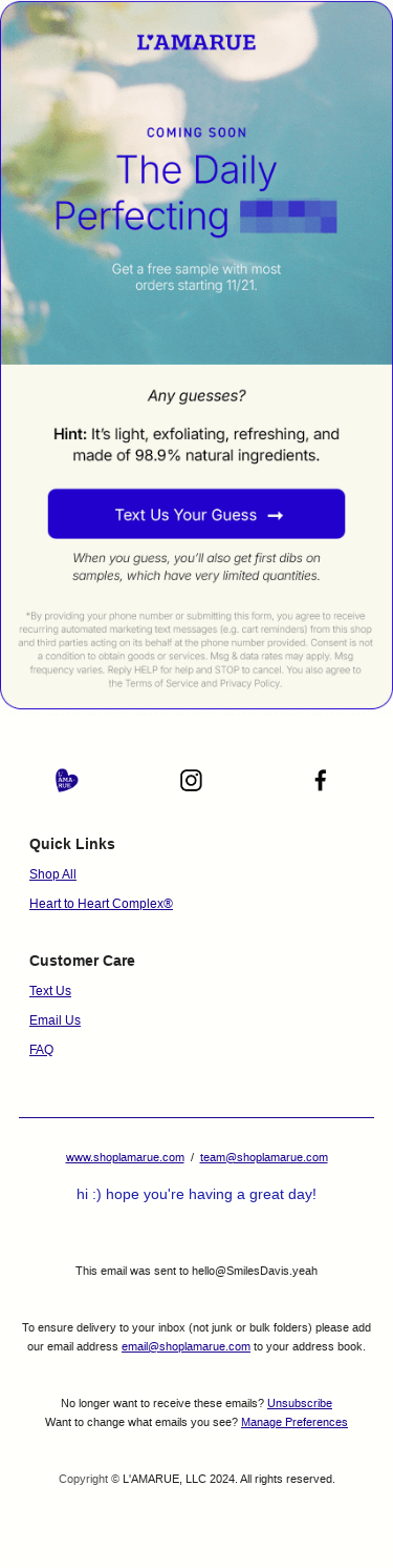 💧 Light. Exfoliating. And NEW...