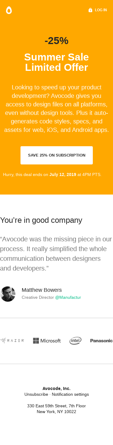 Limited Summer Sale - Save 1/4 