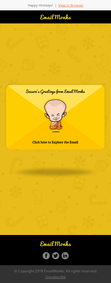 Live expression by Monks for greeting christmas! 🎄