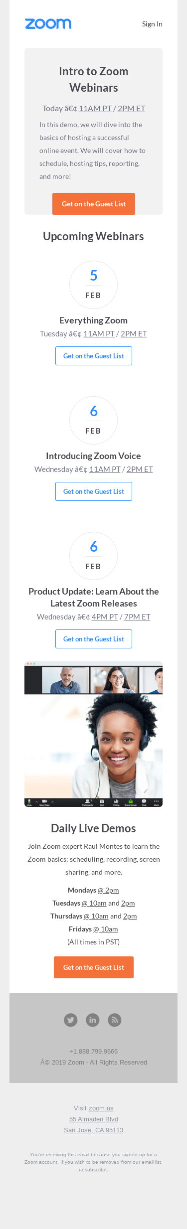 [Live Today] Intro to Zoom Webinars