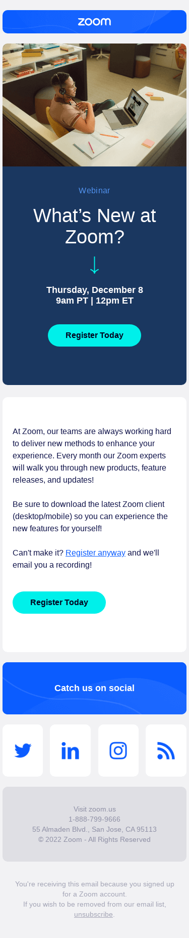 [Live Webinar] What’s New at Zoom?