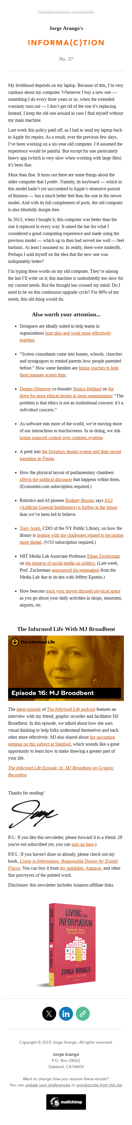 Living in Information - This old computer