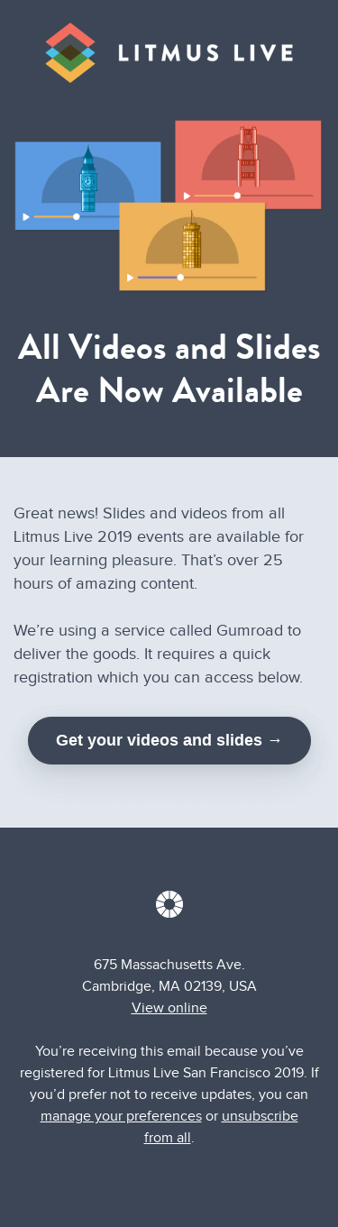 London, Boston, and San Francisco—you get them all