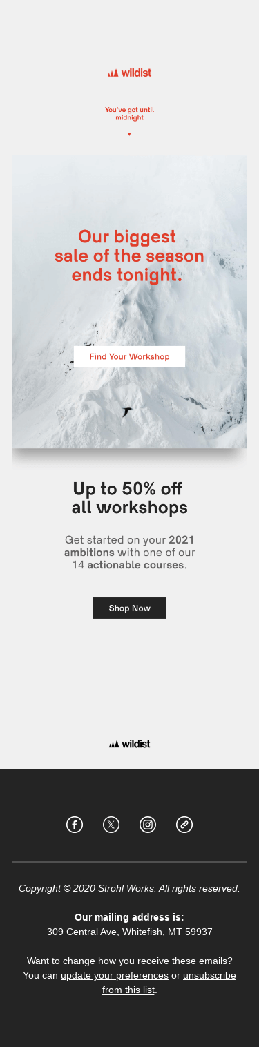 Long season, short sale.