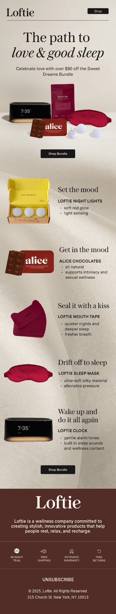 Love (and great sleep) start here ❤️