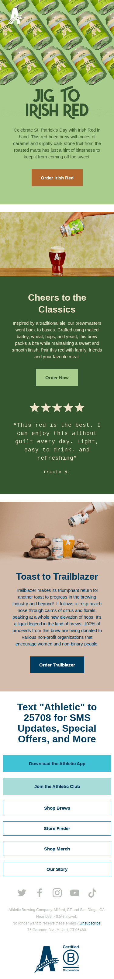 Lucky you - Irish Red is Back!