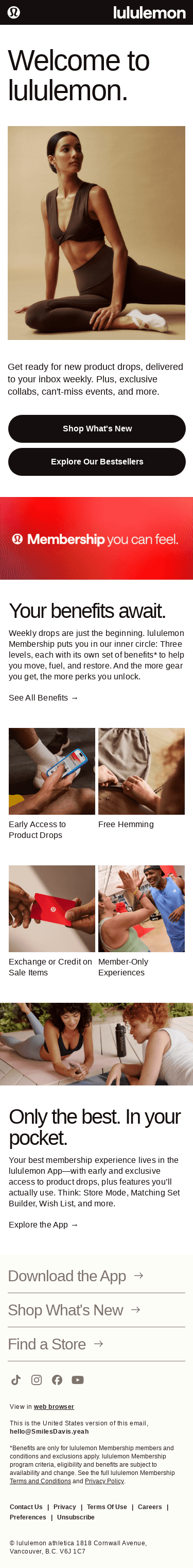 You're in. Now for the good stuff.