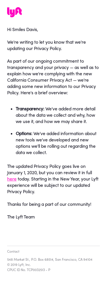 We're updating our Privacy Policy