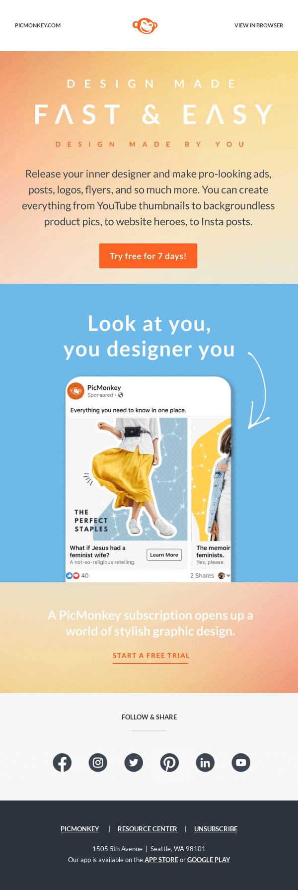 Make cool stuff. Win the internet.