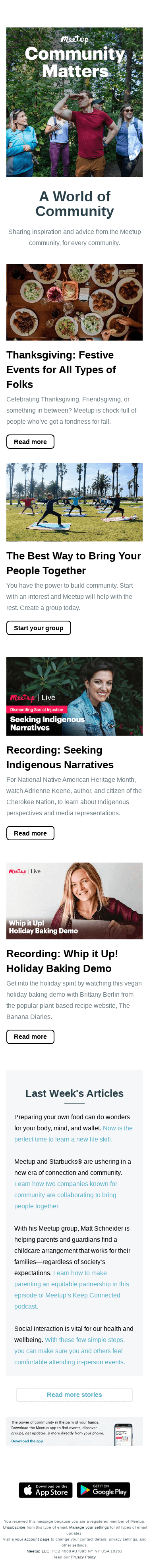 Make Thanksgiving more than a meal 🦃