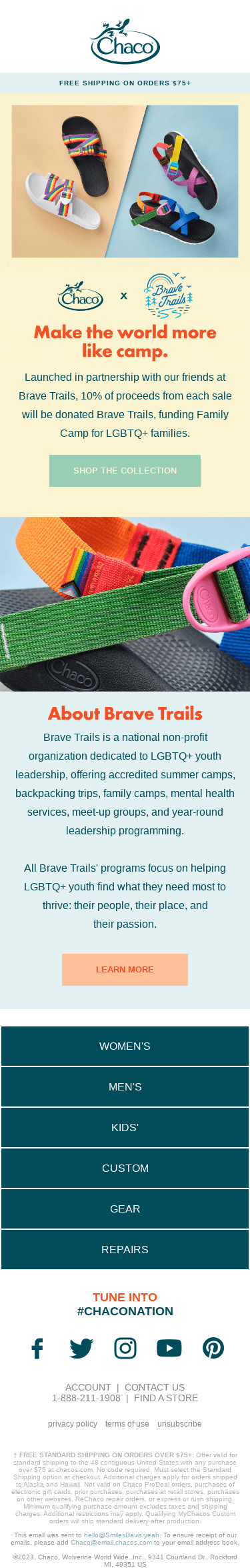 Make the world more like camp 💗🏳️‍🌈