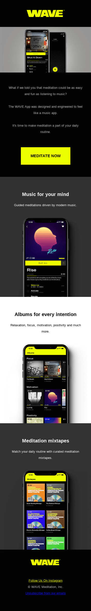 Meditation as easy as listening to music 🔊
