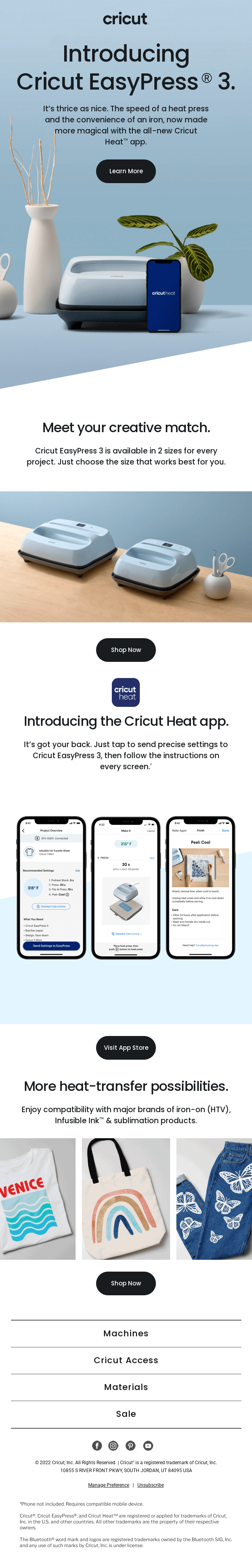 Meet Cricut EasyPress® 3.