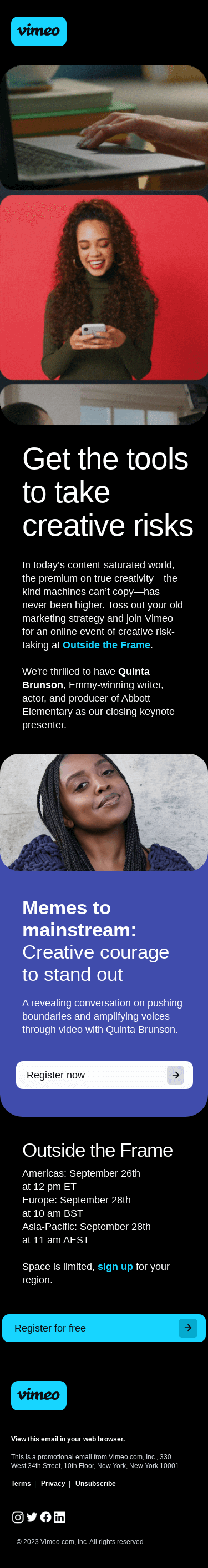 Meet our Outside the Frame keynote speaker