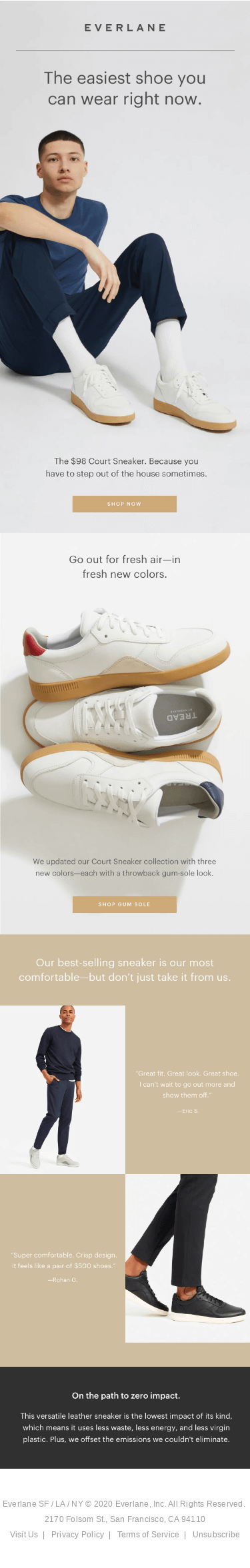 Meet our updated Court Sneaker.