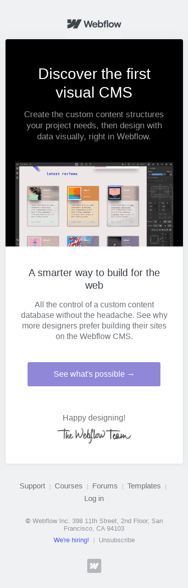 Meet the Webflow CMS