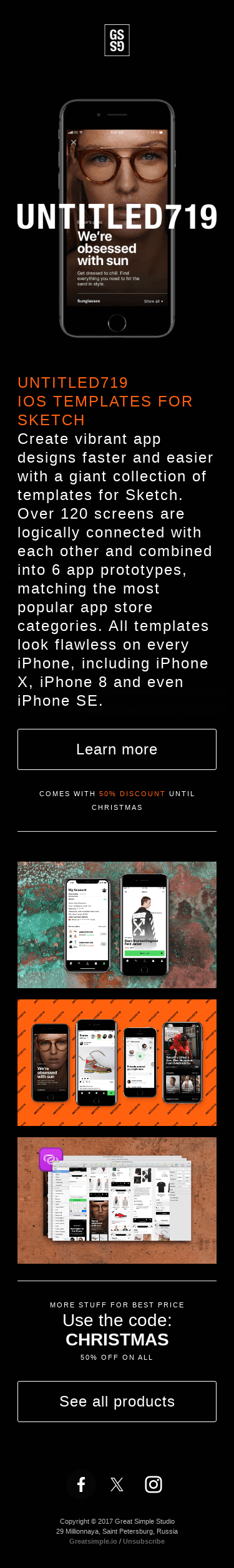 ⚫️ Meet UNTITLED719. New Sketch templates for all iPhone resolutions.