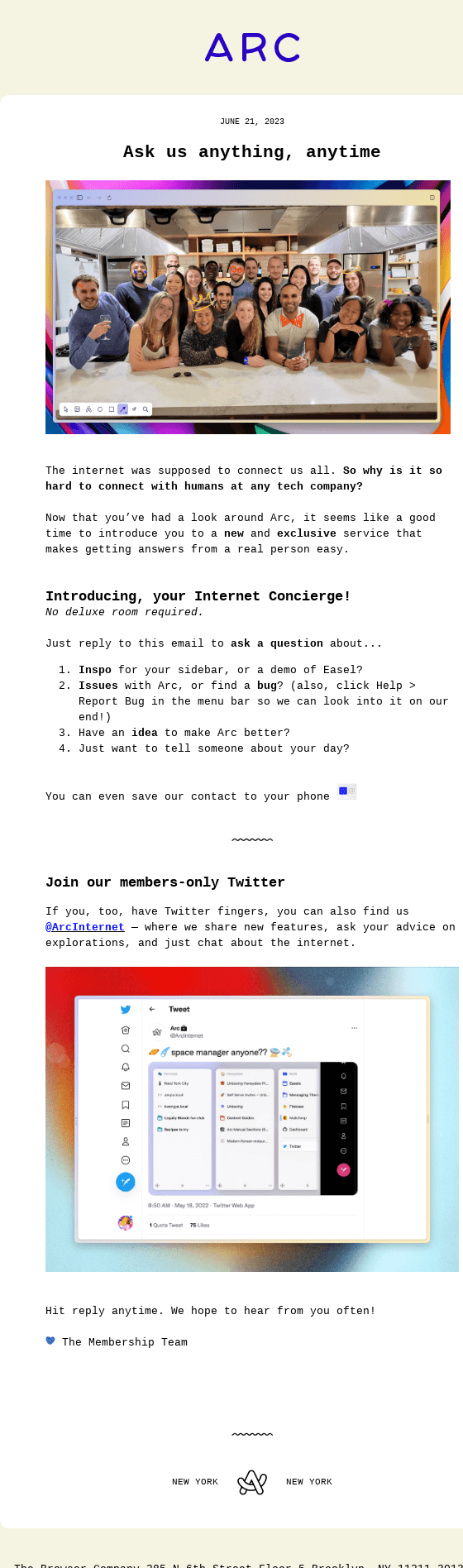 Meet your 🛎 Internet Concierge 🛎