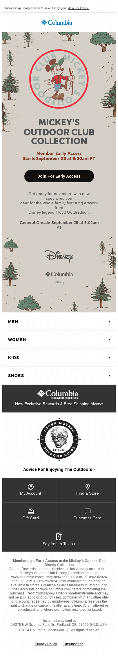 Mickey’s Outdoor Club collection coming soon!