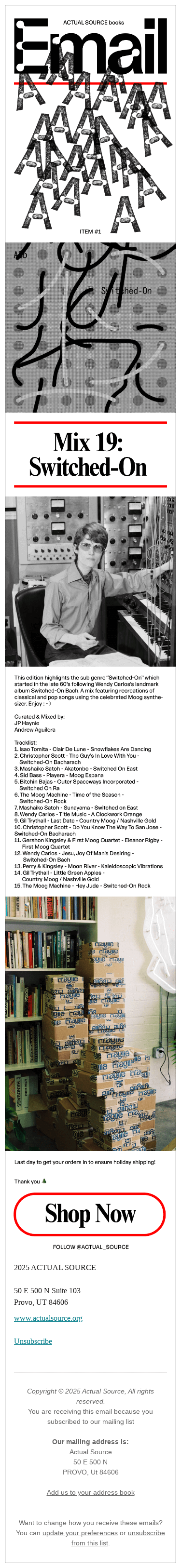 Mix 19: Switched-On 🎶