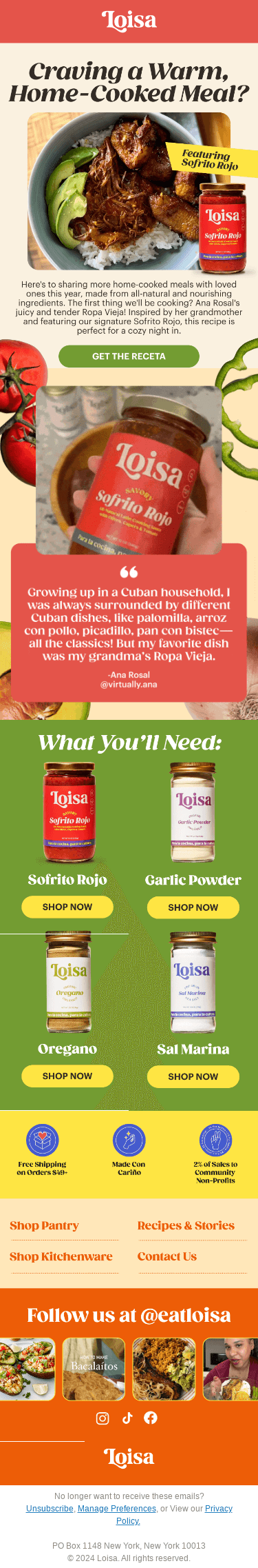 🥘 🍅 More home-cooked meals in 2024