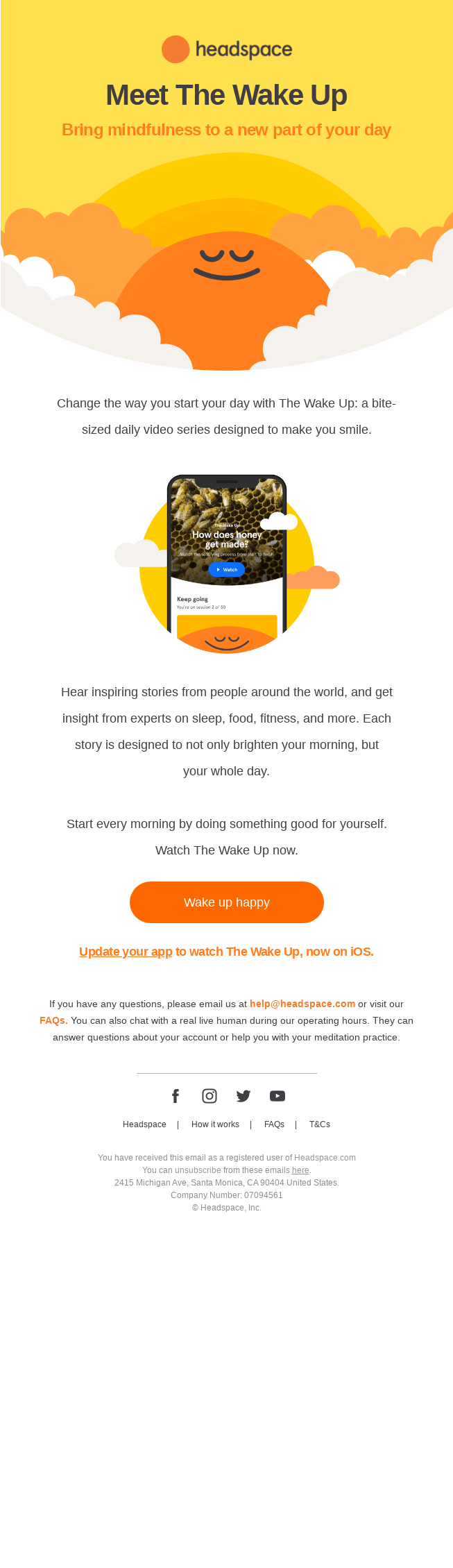 Morning, sunshine 🌞🧡