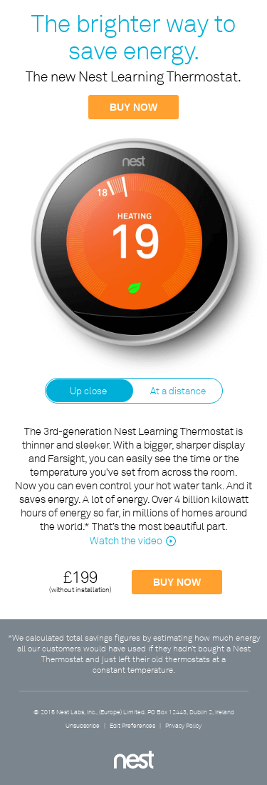 Nest Learning Thermostat – EU announcement