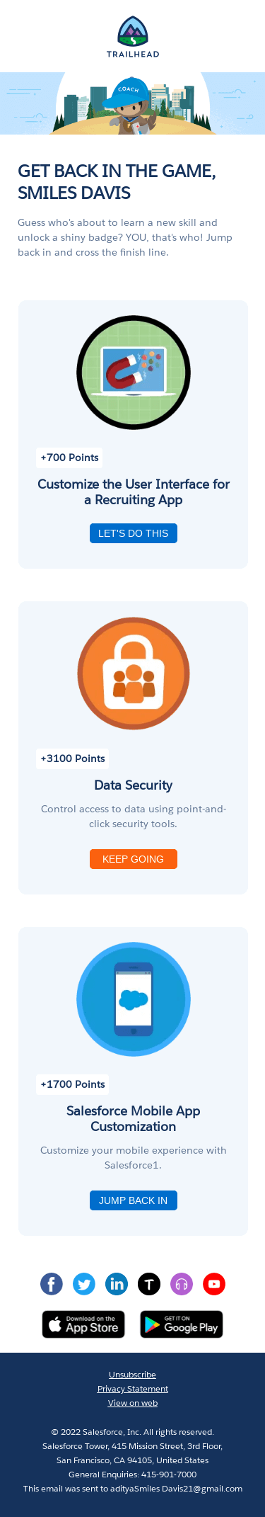 Never give up, Smiles Davis! 💪