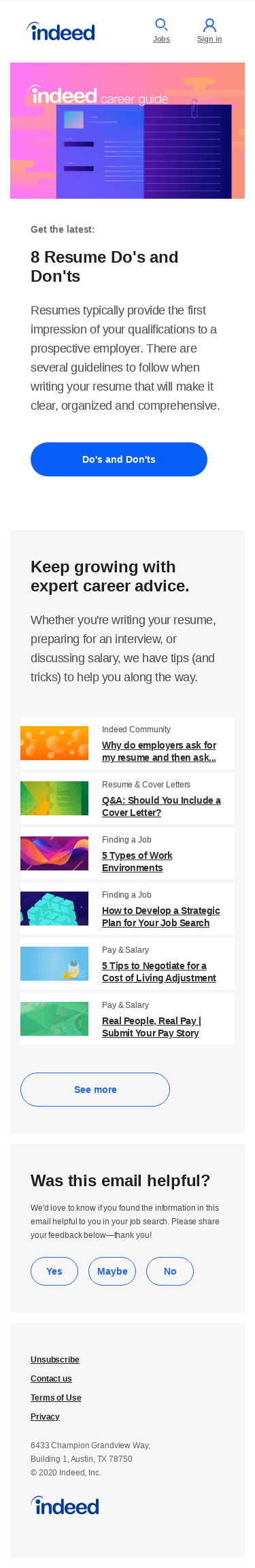 NEW: 8 Resume Do's and Don'ts