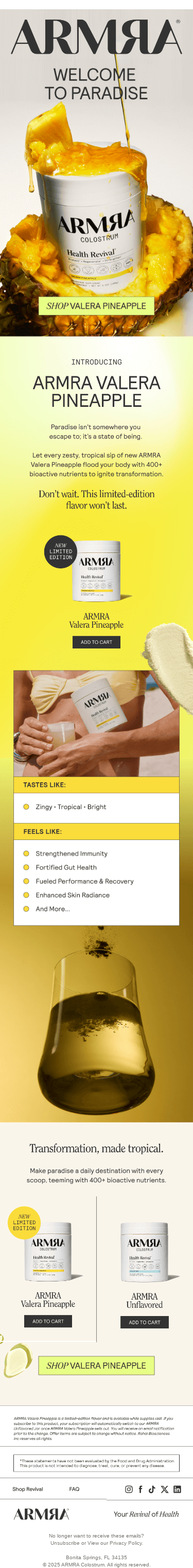 NEW ARMRA VALERA PINEAPPLE IS HERE